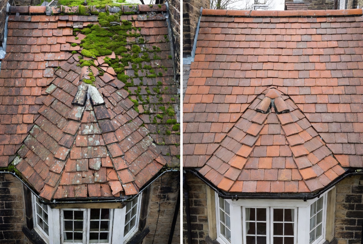 Bay window roof replacement Yorkshire.