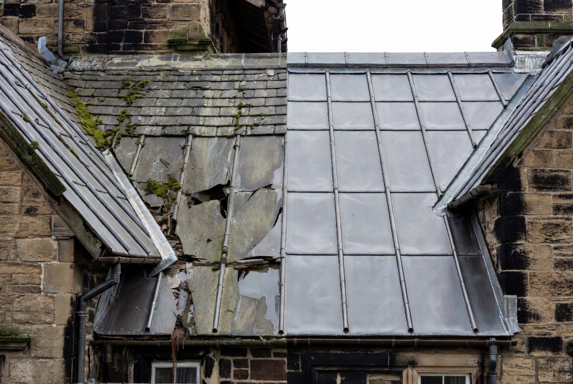 Lead roof replacement Yorkshire.