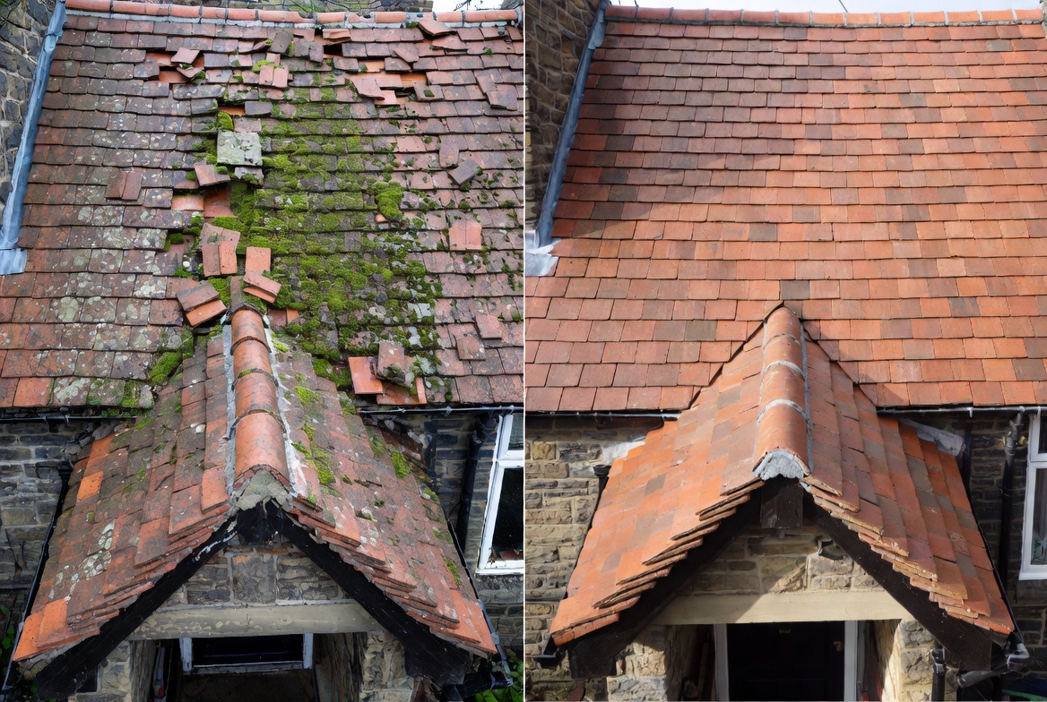 Porch roof replacement Yorkshire.
