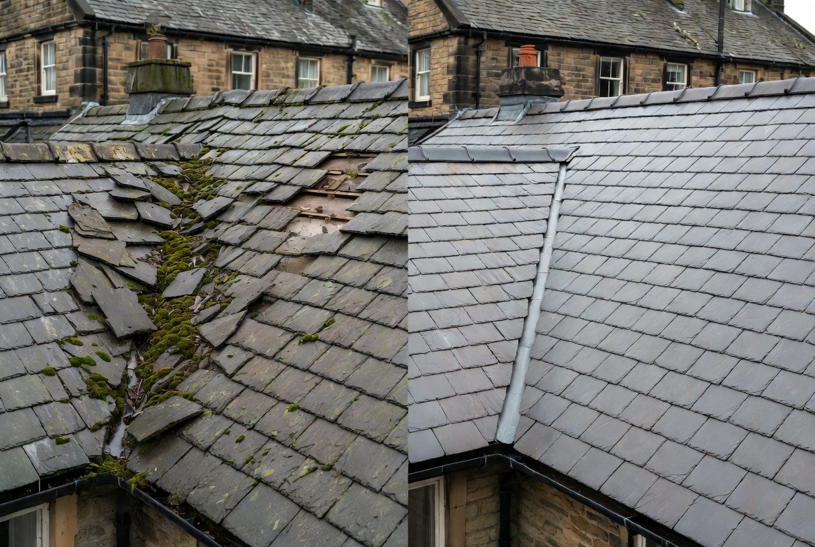 School roof replacement Yorkshire.